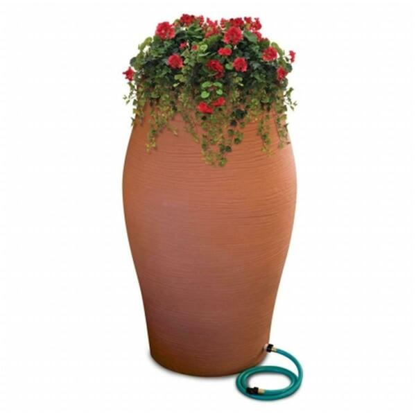 Emsco Group Flat-Sided Rainwater Urns With Planter - Terra Cotta 2232-1